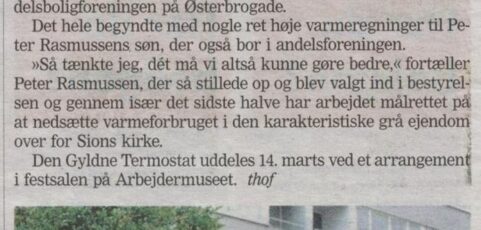 Peter er nomineret til fornem hæderspris